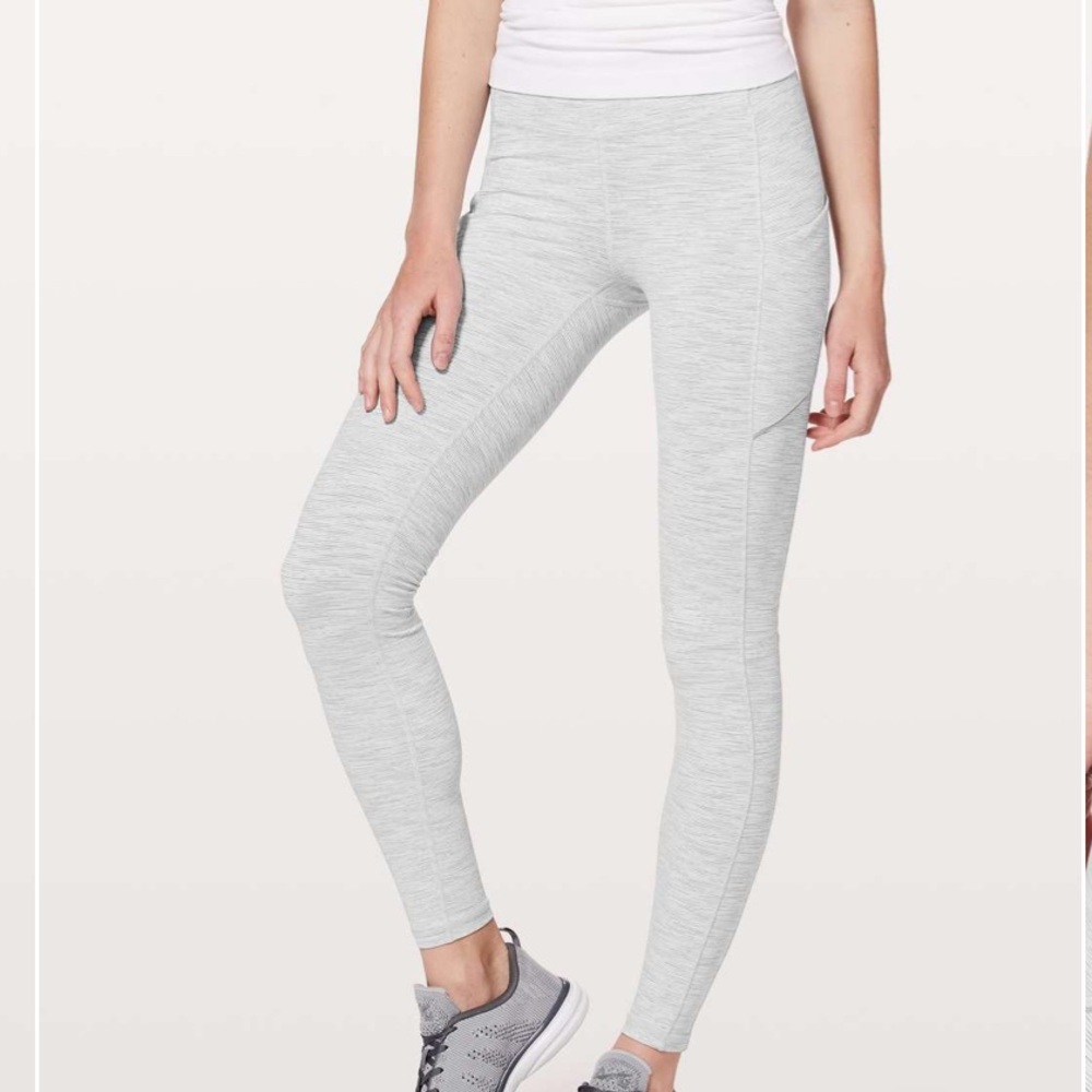 Lululemon Speed Up Tight *28" Wee Are From Space Nimbus Battleship